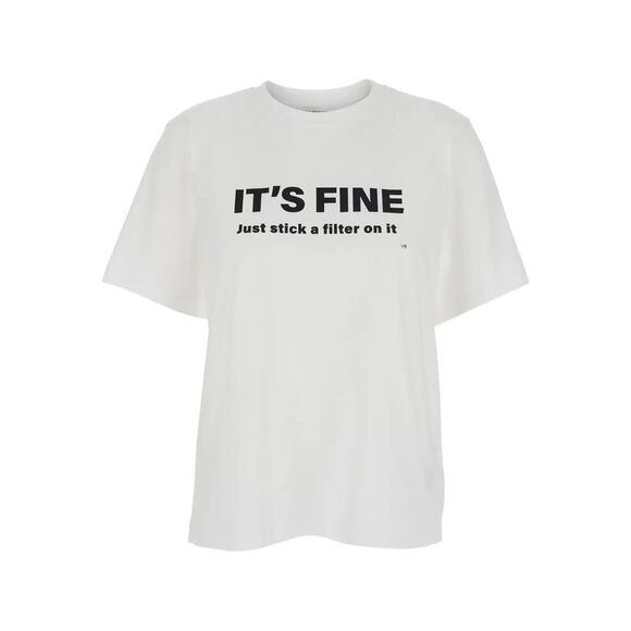 Victoria Beckham Women Just Stick A Filter On It Slogan T-Shirt